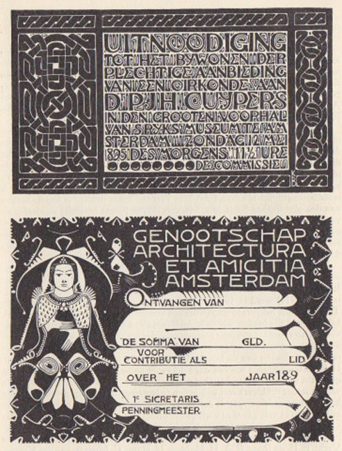 K.P.C. De Bazel (top 1895, bottom 1925)