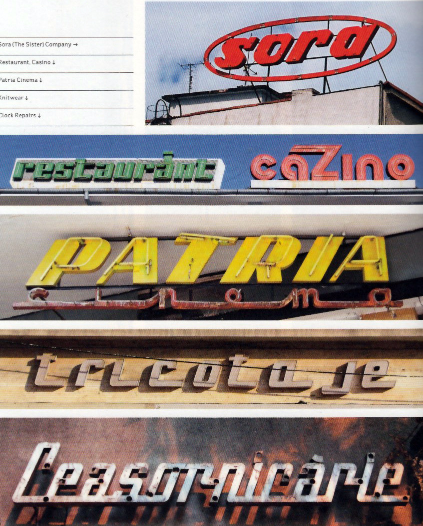 A new book, Graphics Without Computer, looks at signs in Romania.