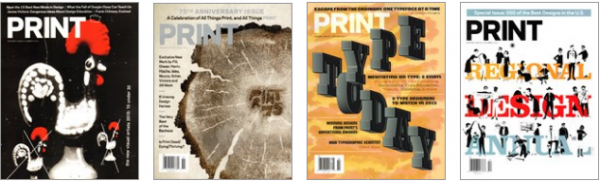PRINT magazine covers