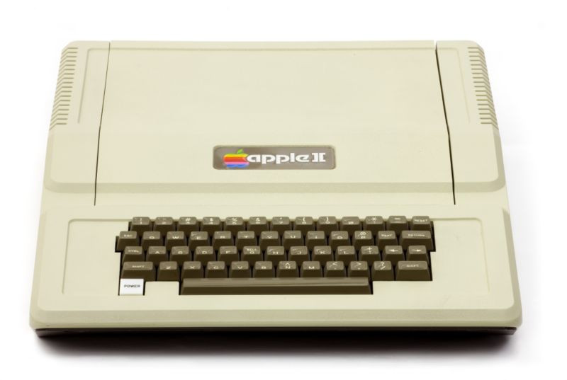 The Apple II introduced in 1977.