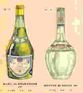 bottle design menthe blanche