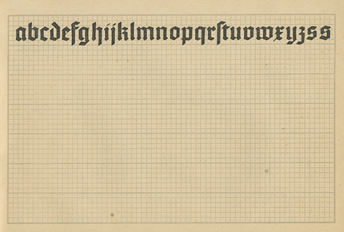 The series of which this Gotische Schrift buch is a part is good for school, home, and “handwerk.”
