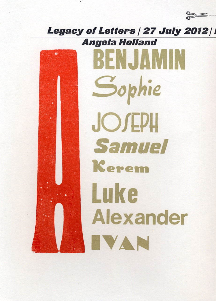 Legacy of Letters tour and workshop