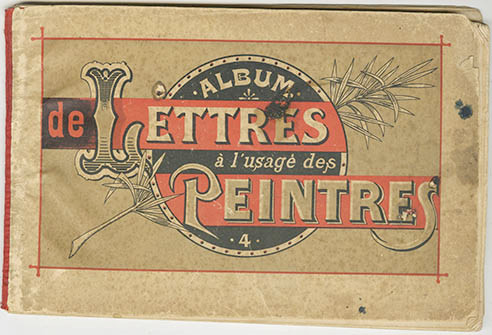 letters for Peintres
