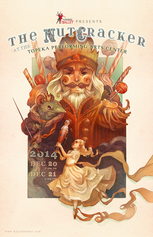 Illustration: The Nutcracker Poster Design