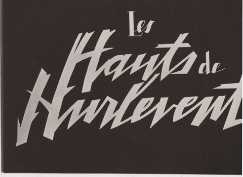 Show Card Lettering portfolio of c. postwar