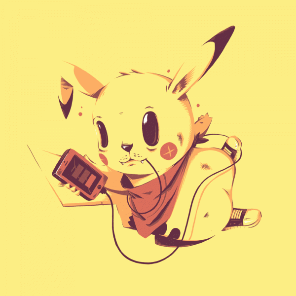 Pikacharge; work by Christ du Toit, freelance graphic artist