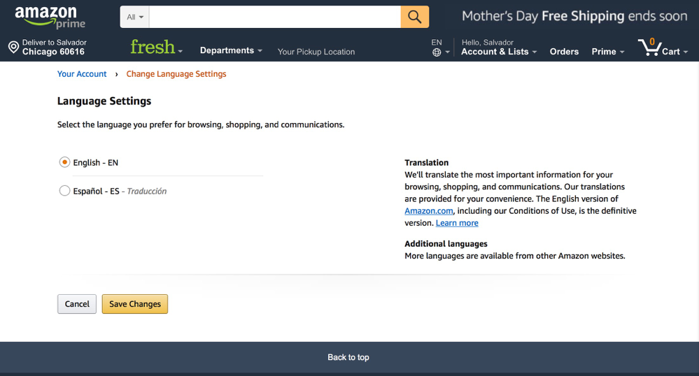 Walmart.com redesign