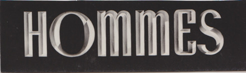 Show Card Lettering portfolio of c. postwar