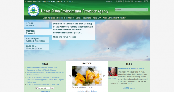 US Environmental Protection Agency