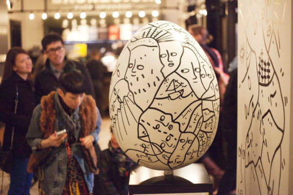 Shantell Martin's work in situ