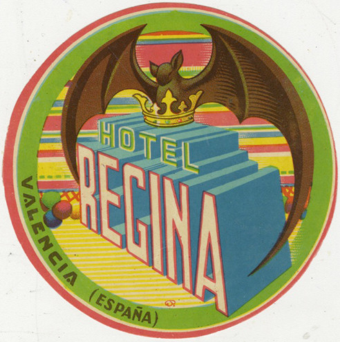 hotel regina label