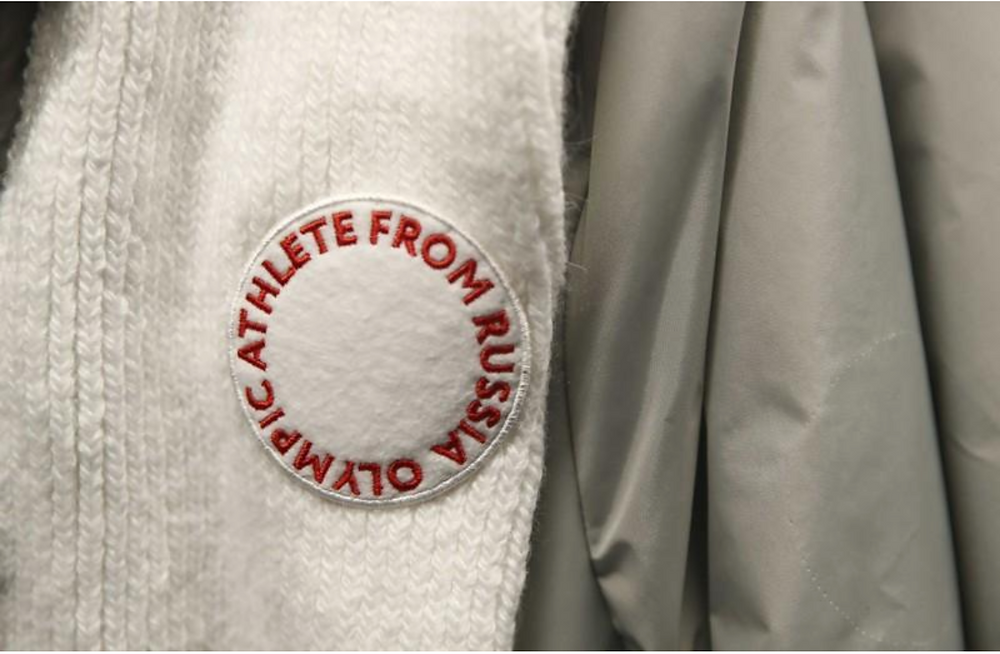 russian athlet's patch