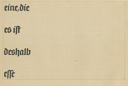 The series of which this Gotische Schrift buch is a part is good for school, home, and “handwerk.”