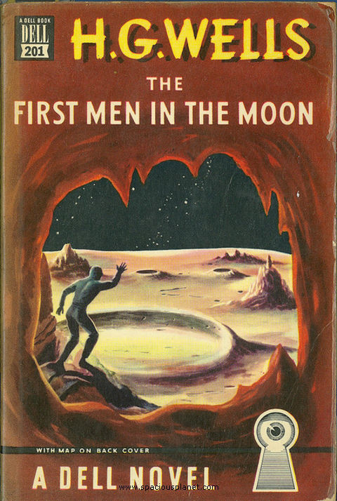 H. G. Wells Vintage Sci-Fi Book Covers