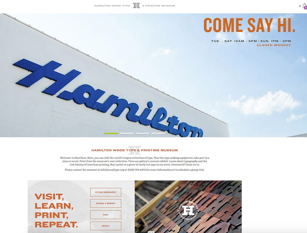 Hamilton wood type