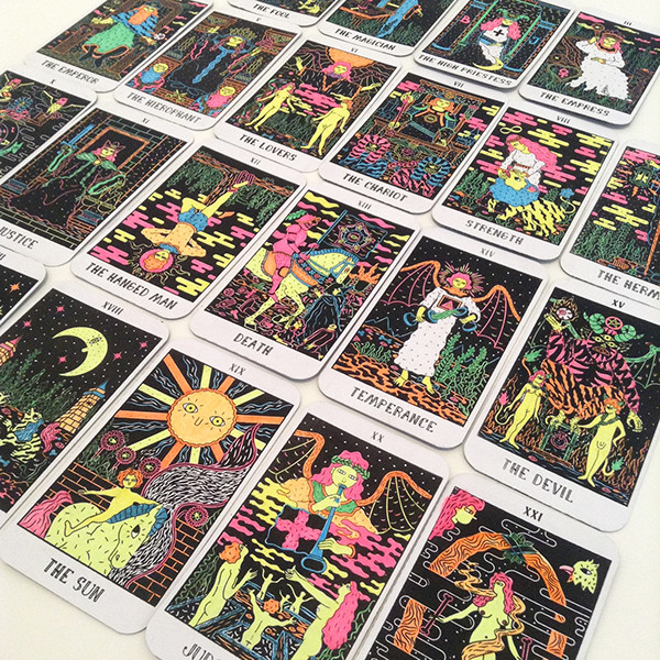 tarot cards and design The Major Alcana