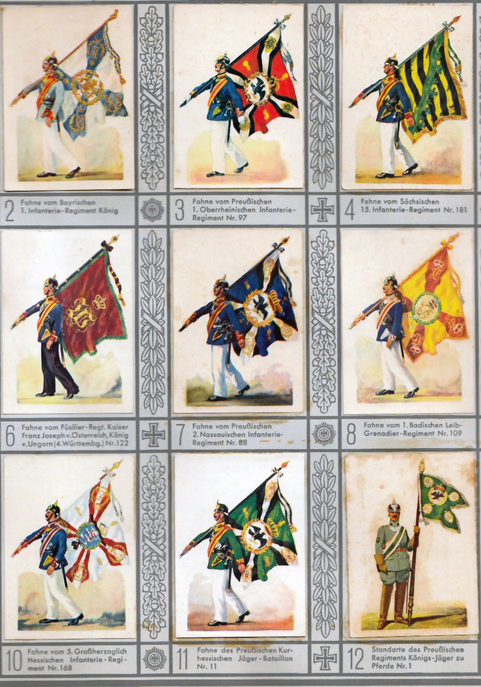 Waldorf-Astoria Cigarette Company put together Uniforms of the Old Army.