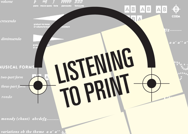 listening to print