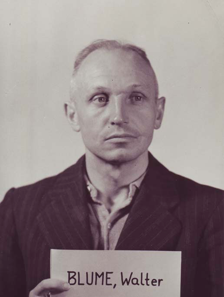 Walter Blume at the Nuremberg Trials
