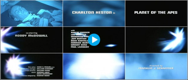 Planet of the Apes movie title, 1968