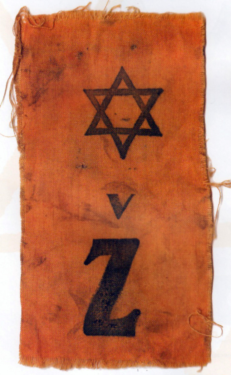 Badge worn by Zagreb, Croation Jews (Zidov) starting in May 1941.