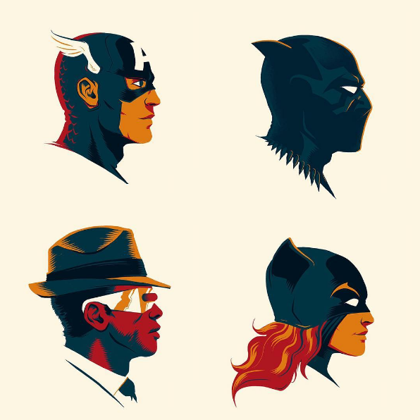 Portion of Matt Taylor's Daily Marvel postings on Instagram