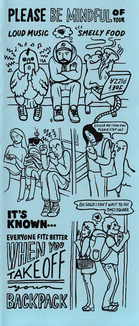 New York Nico and Naomi Otsu created "NYC Train Tips & Tidbits."