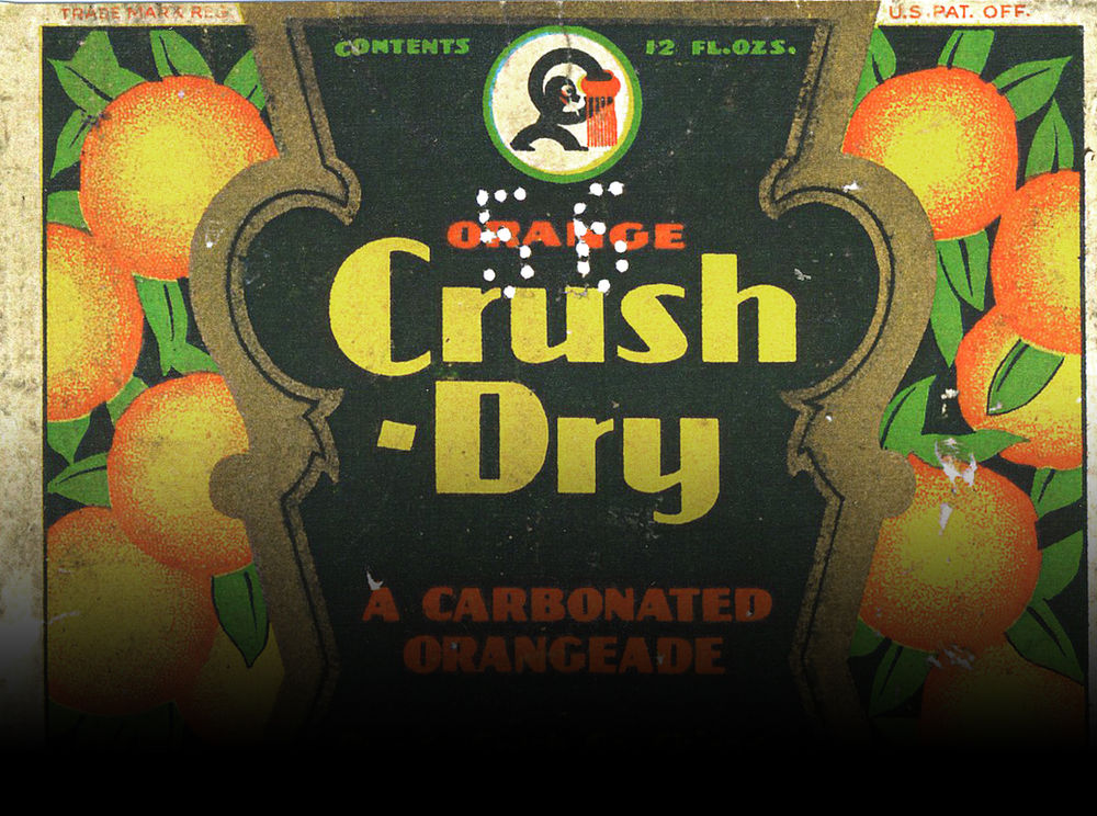 Vintage Orange Crush Soda Bottles Take A Ribbing