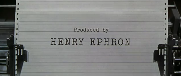 Produced by Henry Ephron