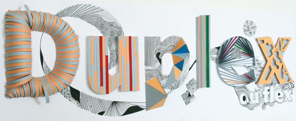 Experimental research in sculptural typography, 2008-2011