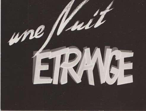 Show Card Lettering portfolio of c. postwar