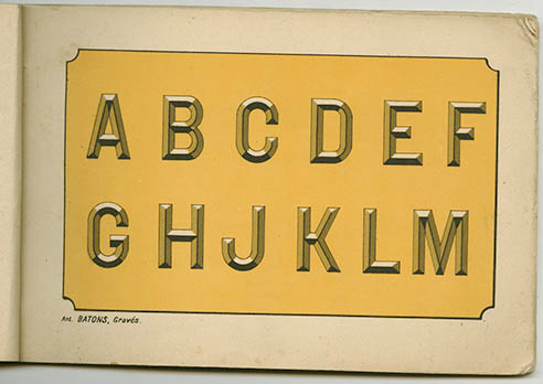 letters for Peintres 1