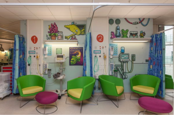 Queezoid is a typeface designed for a children's hospital in England.