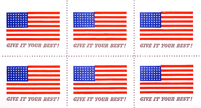 Flag stamps