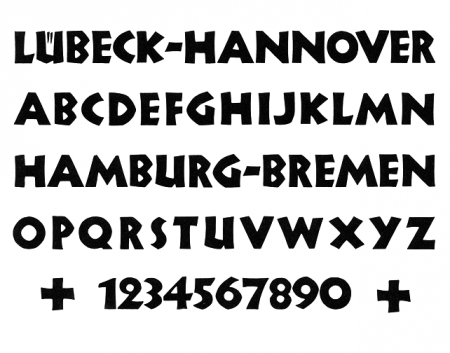 Neuland, designed by Rudolf Koch for Klingspor in 1923