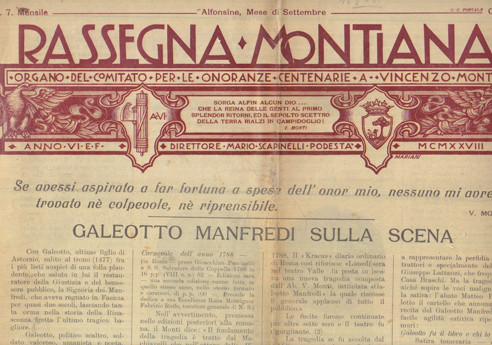 masthead for Fascist newspaper