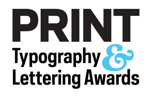 print typography lettering awards