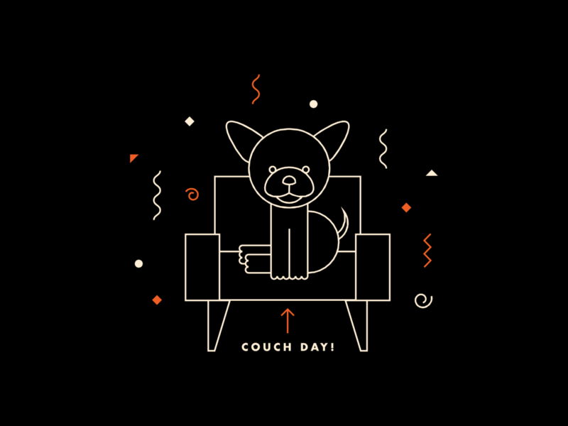 Animations for Dog Days Creative, a collaboration between graphic designer and illustrator Sarah Nicely and partner Jesse James Dean