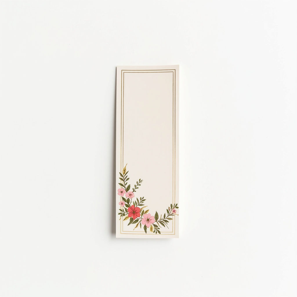 Floral Wreath Bookmark