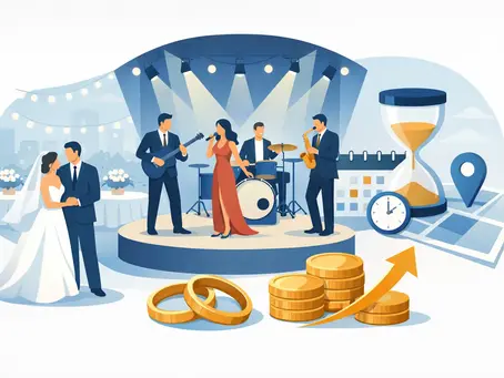 What Affects Wedding Band Cost at Your Reception?