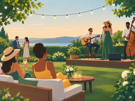 Best Music for Garden Parties, Curated Live
