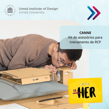 CANNE: Kit de acessórios para treinamento de RCP
