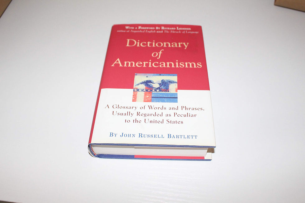 Thumbnail: Dictionary of Americanisms: A Glossary of Words and Phrases, Usually Regarded as