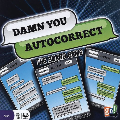 Calendar Holdings Damn You Auto Correct Board Game