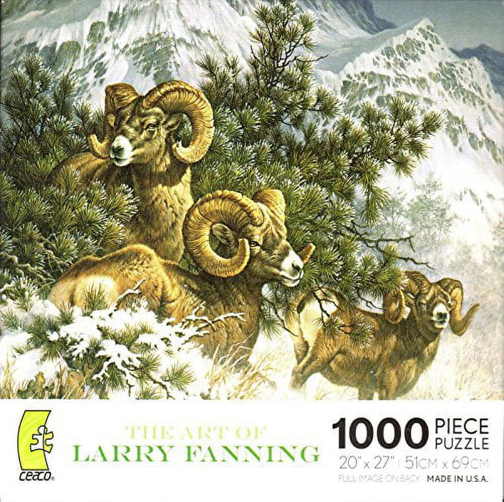 Art of Larry Fanning 1000 piece puzzle Rocky Mountain Big Horn