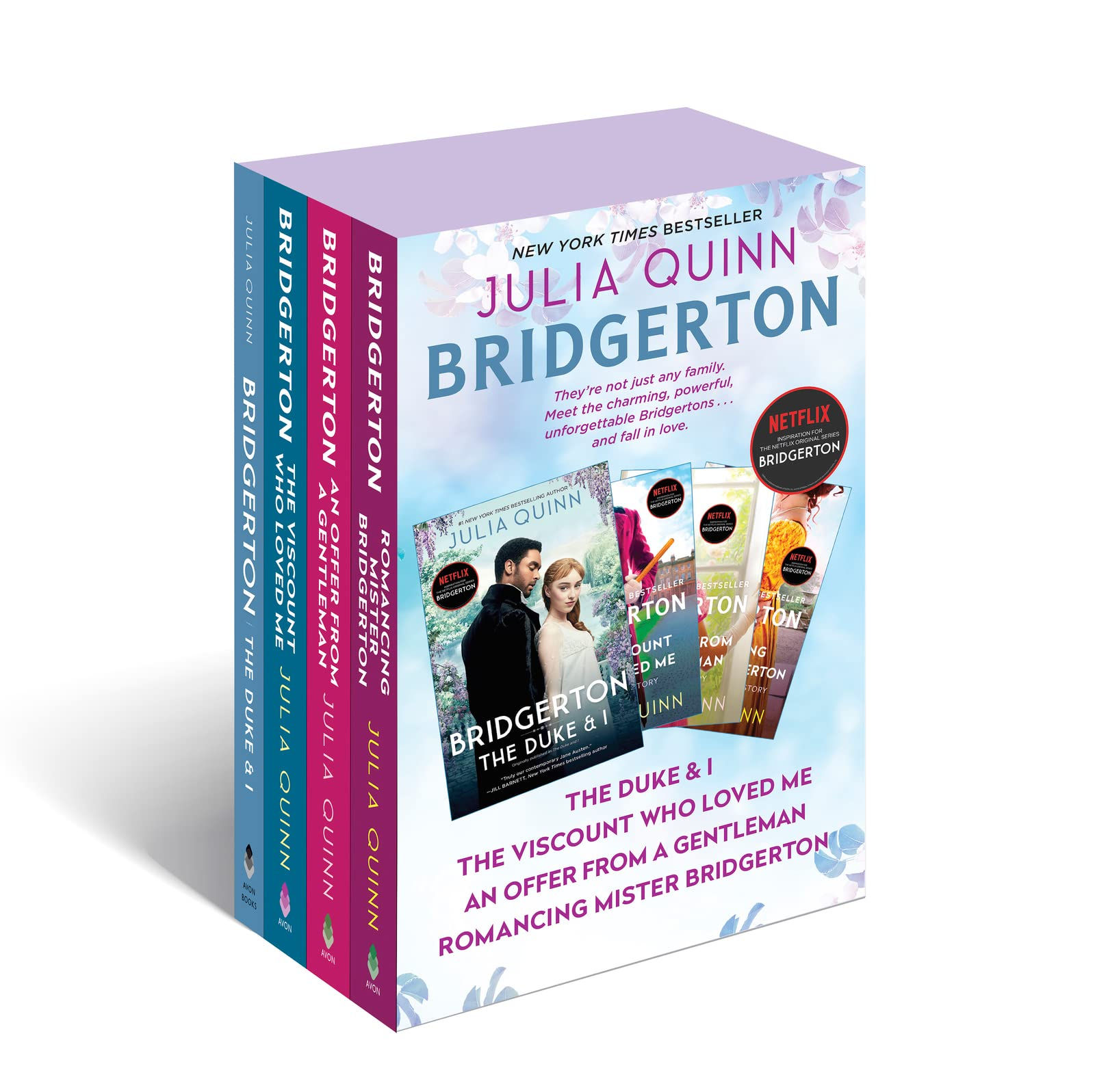 Bridgerton Boxed Set 1-4: The Duke and I/The Viscount Who Loved Me/An Offer from