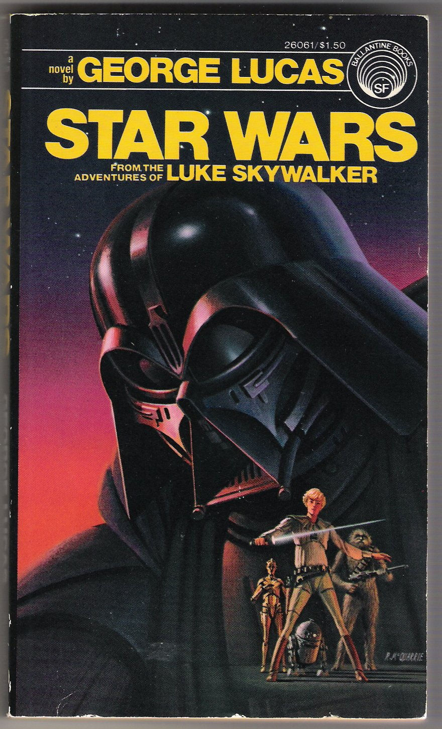 Star Wars From The Adventures Of Luke Skywalker First Edition December 1976