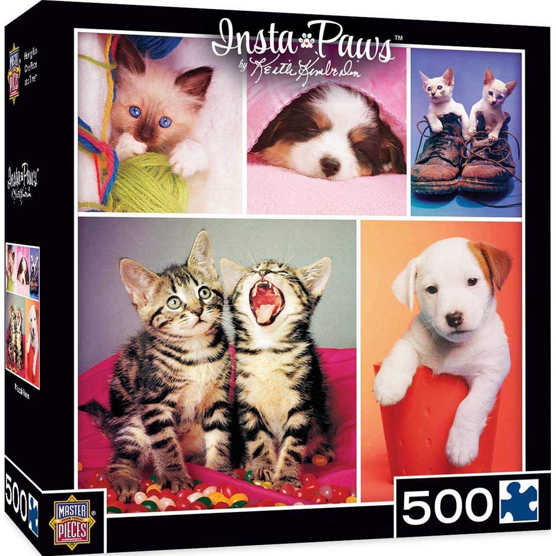 MasterPieces Instapaws - #NuzzleNoses 500pc Square Puzzle