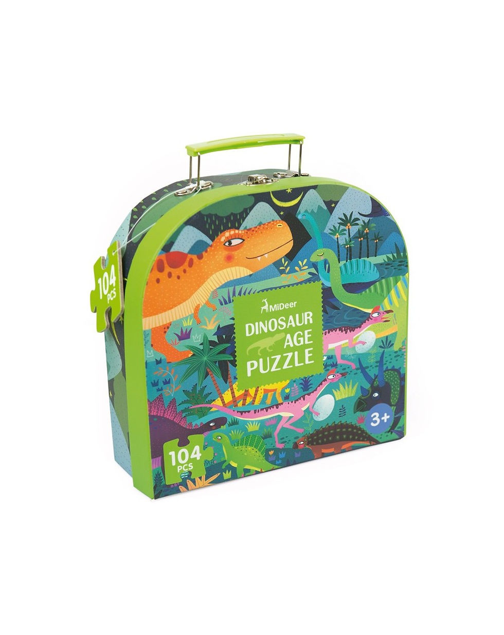 Thumbnail: Mideer Limited Dinosaur Age 104 pcs Jigsaw Puzzle